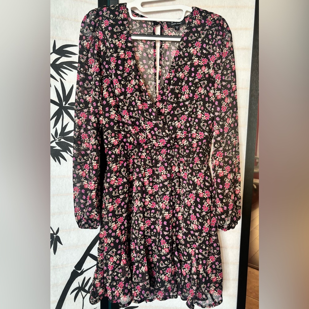 TRIXXI Floral Charm: Long Sleeve Dress for an Elegant Style!!! Size S
